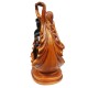 Suport sticla vin, Femeie, Maro, 30 cm, L3250X