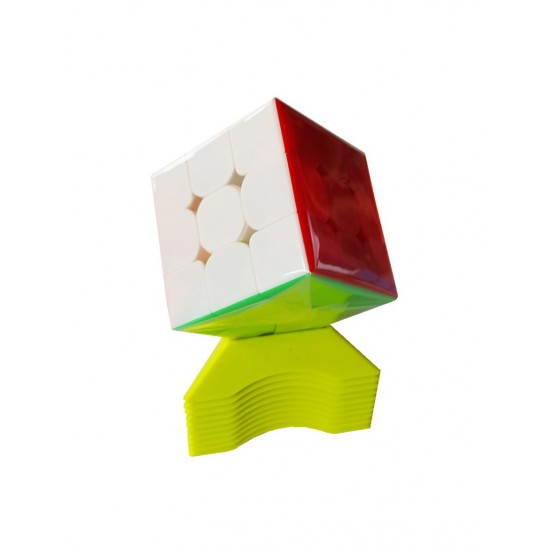 Set 10 Suporti universali pentru cuburi, toate marcile si dimensiunile Magic Cub, Galben, 432CUB-1 Set 10 Suporti universali pentru cuburi, toate marcile si dimensiunile Magic Cub, Galben, 432CUB-1