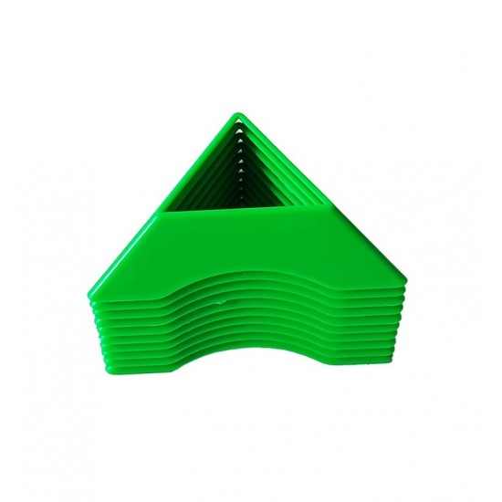 Set 10 Suporti universali pentru cuburi, toate marcile si dimensiunile Magic Cub, Verde, 435CUB-1