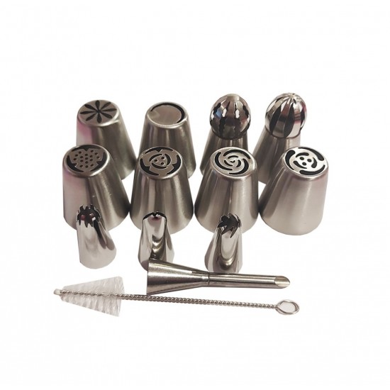 Set 12 duiuri ornat din inox, 5 cm, 138COF