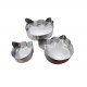 Set 3 Tavi pentru torturi cu 3 etaje, Pisica, 190COF