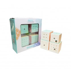 Set Cub Magic MoYu Meilong, 2x2, 3x3, 4x4, 5x5, Macaron Stickerless, 474CUB-1
