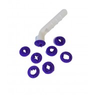 Set decupatoare Fondant, 9 piese, pentru cofetarie si patiserie, Mov, 368COF Set decupatoare Fondant, 9 piese, pentru cofetarie si patiserie, Mov, 368COF