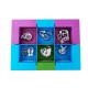 Set  puzzle Brain Twister 6 jocuri din Metal, pentru copii si adolescenti, Animale marine, 375CUB-1