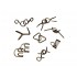 Set  puzzle Brain Twister 8 jocuri din Metal, pentru copii si adolescenti, 392CUB-1