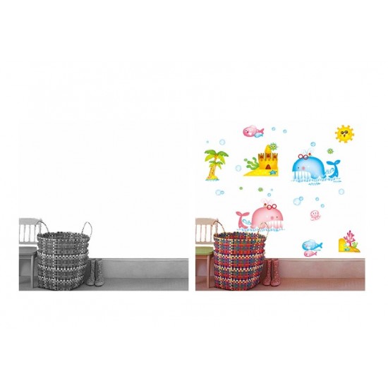 Sticker decorativ, Animale marine, 130 cm, 786STK Sticker decorativ, Animale marine, 130 cm, 786STK