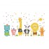 Sticker decorativ, Animalute, 126 cm, 804STK