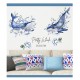 Sticker decorativ, Balene, 115 cm, 748STK
