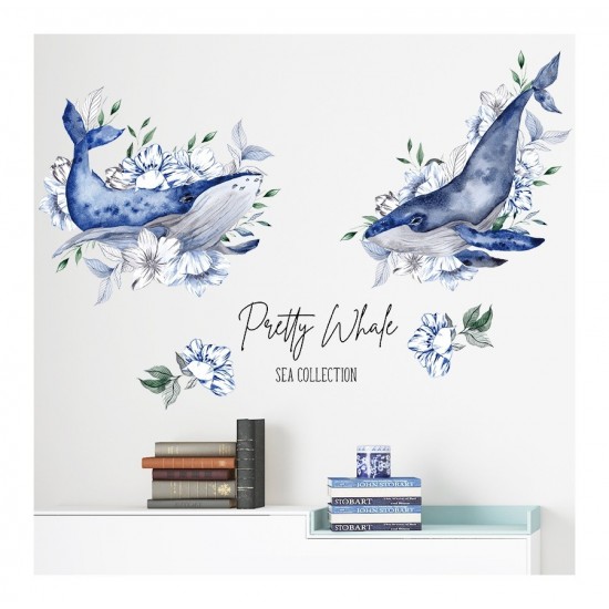 Sticker decorativ, Balene, 115 cm, 748STK