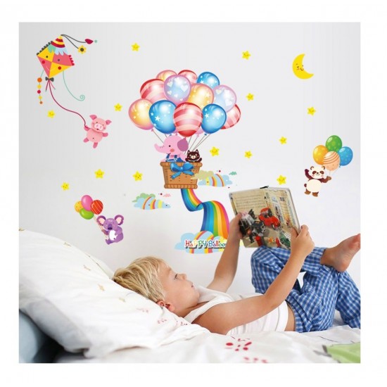 Sticker decorativ, Baloane, Happy balloon, 85 cm, 714STK