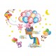 Sticker decorativ, Baloane, Happy balloon, 85 cm, 714STK