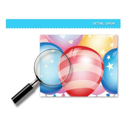 Sticker decorativ, Baloane, Happy balloon, 85 cm, 714STK