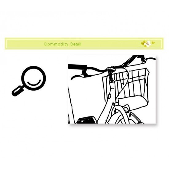 Sticker decorativ, Bicicleta, Better days, 95 cm, 708STK Sticker decorativ, Bicicleta, Better days, 95 cm, 708STK