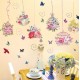 Sticker decorativ, Colivii cu flori, 150 cm, 776STK Sticker decorativ, Colivii cu flori, 150 cm, 776STK