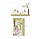 Sticker decorativ, Colivii cu pasari si fluturi, 85 cm, 752STK