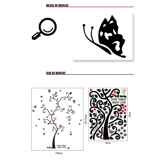 Sticker decorativ, Copac, 120 cm, 810STK