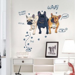 Sticker decorativ, Dog, Woof, 125 cm, 771STK