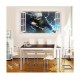 Sticker decorativ, Fereastra 3D, Anime, 85 cm, 1002STK