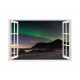 Sticker decorativ, Fereastra 3D, Aurora Borealis, 85 cm, 692STK