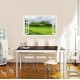 Sticker decorativ, Fereastra 3D, Casa, 85 cm, 626STK