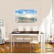 Sticker decorativ, Fereastra 3D, Ocean, 85 cm, 584STK