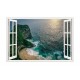 Sticker decorativ, Fereastra 3D, Ocean, 85 cm, 590STK