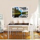 Sticker decorativ, Fereastra 3D, Padure, 85 cm, 557STK