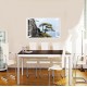 Sticker decorativ, Fereastra 3D, Peisaj de munte, 85 cm, 579STK