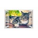 Sticker decorativ, Fereastra 3D, Pisica, 85 cm, 504STK Sticker decorativ, Fereastra 3D, Pisica, 85 cm, 504STK