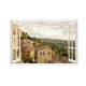 Sticker decorativ, Fereastra 3D, Toscana, 85 cm, 670STK