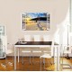 Sticker decorativ, Fereastra 3D, Zapada, 85 cm, 613STK