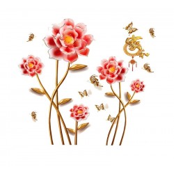 Sticker decorativ, Flori, 145 cm, 756STK