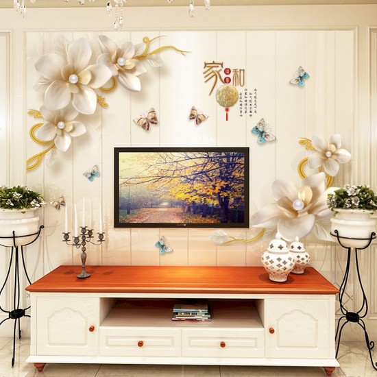 Sticker decorativ, Flori , 168 cm, 801STK