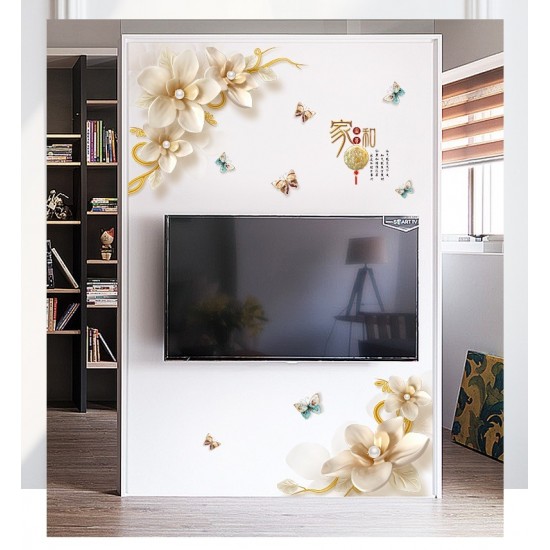 Sticker decorativ, Flori , 168 cm, 801STK