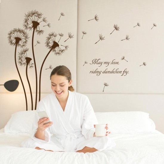 Sticker decorativ, Flori, My Love, 117 cm, 715STK