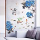 Sticker decorativ, Flori albastre, 130 cm, 802STK