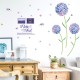 Sticker decorativ, Flori albastre cu 2 rame foto, 145 cm, 795STK Sticker decorativ, Flori albastre cu 2 rame foto, 145 cm, 795STK