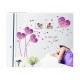 Sticker decorativ, Flori mov, 125 cm, 703STK