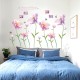 Sticker decorativ, Flori mov, 127 cm, 790STK