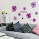 Sticker decorativ, Flori mov, 130 cm, 787STK