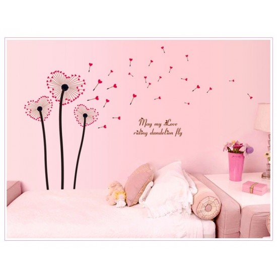 Sticker decorativ, Flori papadie, 120 cm, 808STK