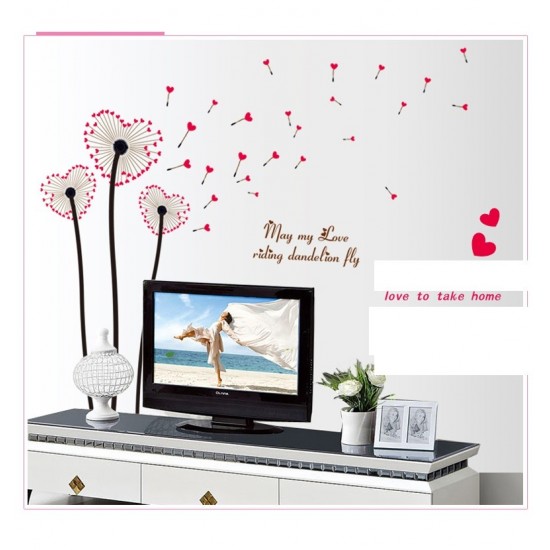 Sticker decorativ, Flori papadie, 120 cm, 808STK