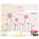 Sticker decorativ, Flori roz, 130 cm, 702STK