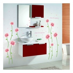 Sticker decorativ, Flori roz, 187 cm, 732STK Sticker decorativ, Flori roz, 187 cm, 732STK