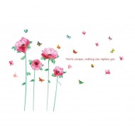 Sticker decorativ, Flori roz, 202 cm, 805STK Sticker decorativ, Flori roz, 202 cm, 805STK