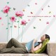 Sticker decorativ, Flori roz, 202 cm, 805STK Sticker decorativ, Flori roz, 202 cm, 805STK