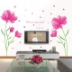 Sticker decorativ, Flori roz, 205 cm, 796STK