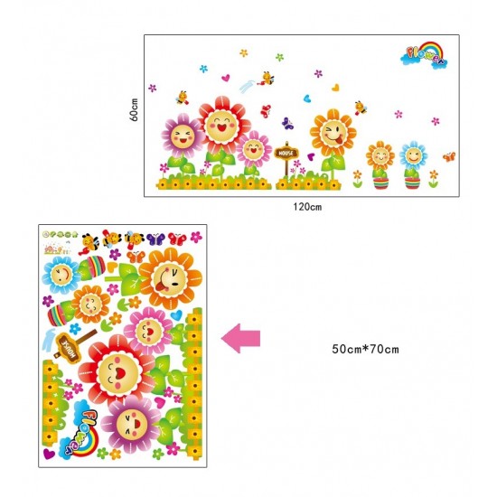 Sticker decorativ, Flower, 120 cm, 710STK