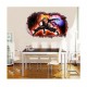 Sticker decorativ, Gaura in perete 3D, Anime, 85 cm, 1000-2STK Sticker decorativ, Gaura in perete 3D, Anime, 85 cm, 1000-2STK
