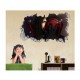 Sticker decorativ, Gaura in perete 3D, Anime, 85 cm, 1016-1STK
